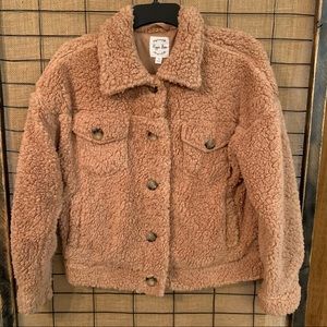 Hippie Rose Teddy Jacket